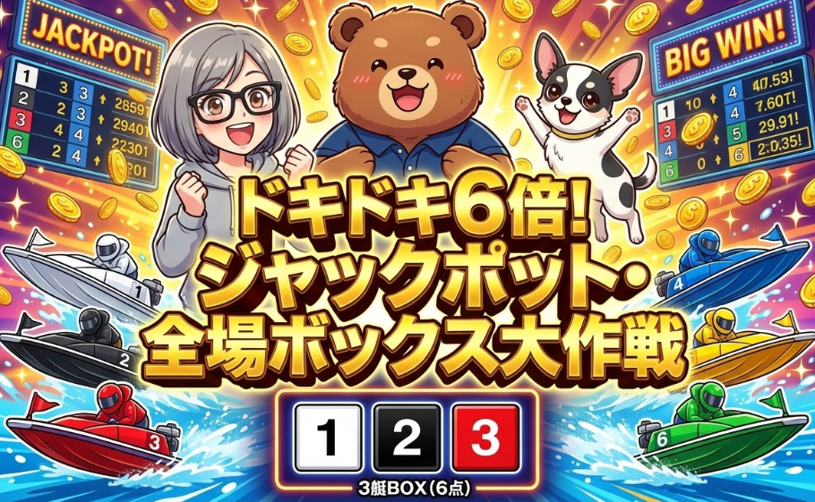 競艇の3連単ボックスは儲かる？全24場・全レースを600円で検証した結果